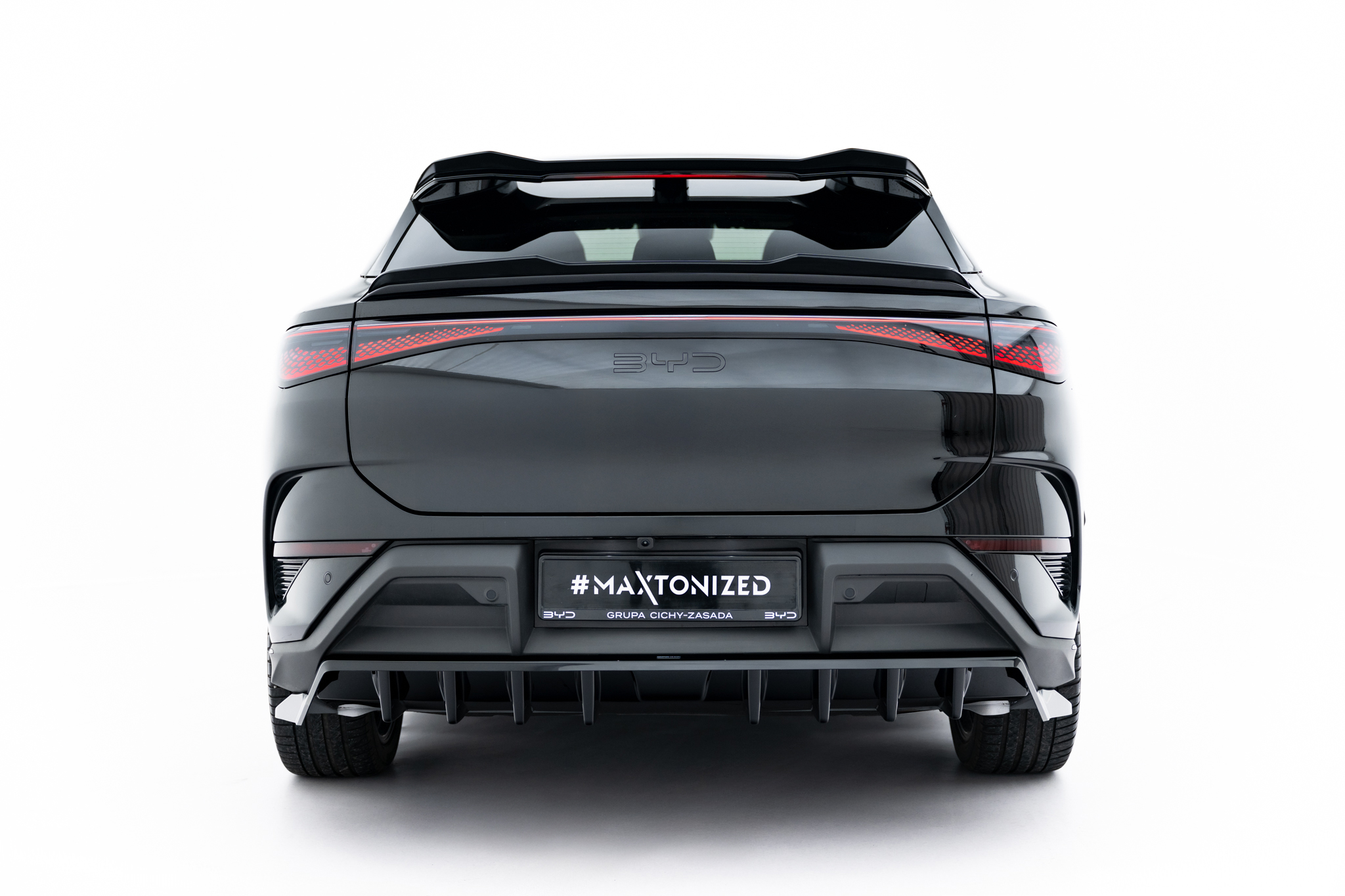 REAR SPLITTER (WITH VERTICAL BARS) SUITABLE FOR BYD SEALION 7 MK1 – MAXTON DESIGN - 7
