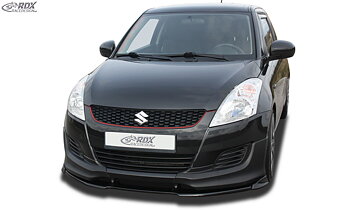 FRONT SPOILER VARIO-X SUZUKI SWIFT FZ/NZ 2010-2013 FOR CARS WITH JDM/GT FRONTFLAPS FRONT LIP SPLITTER