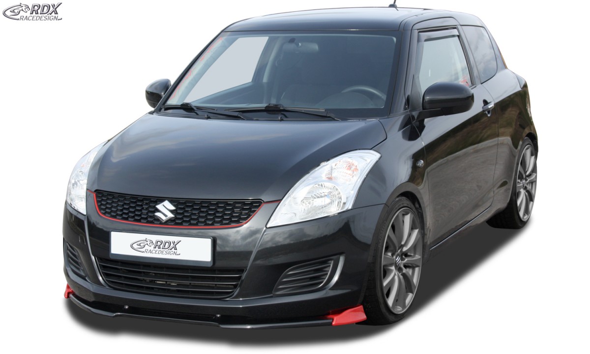 FRONT SPOILER VARIO-X SUZUKI SWIFT FZ/NZ 2010-2013 FRONT LIP SPLITTER - 2