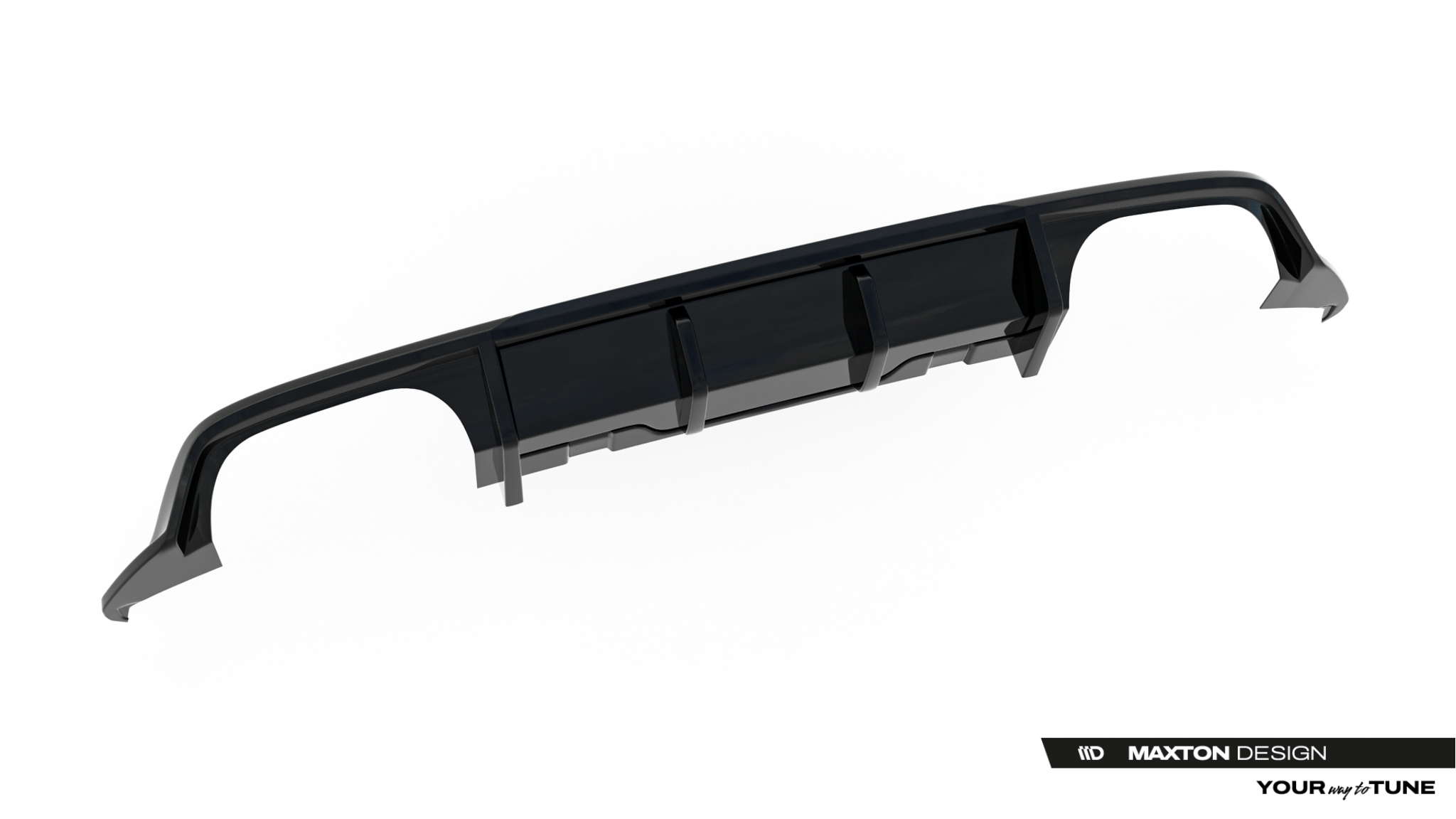 BAKRE DIFFUSER TILL VOLKSWAGEN GOLF R VARIANT MK8 / MK8 FACELIFT – MAXTON DESIGN - 8