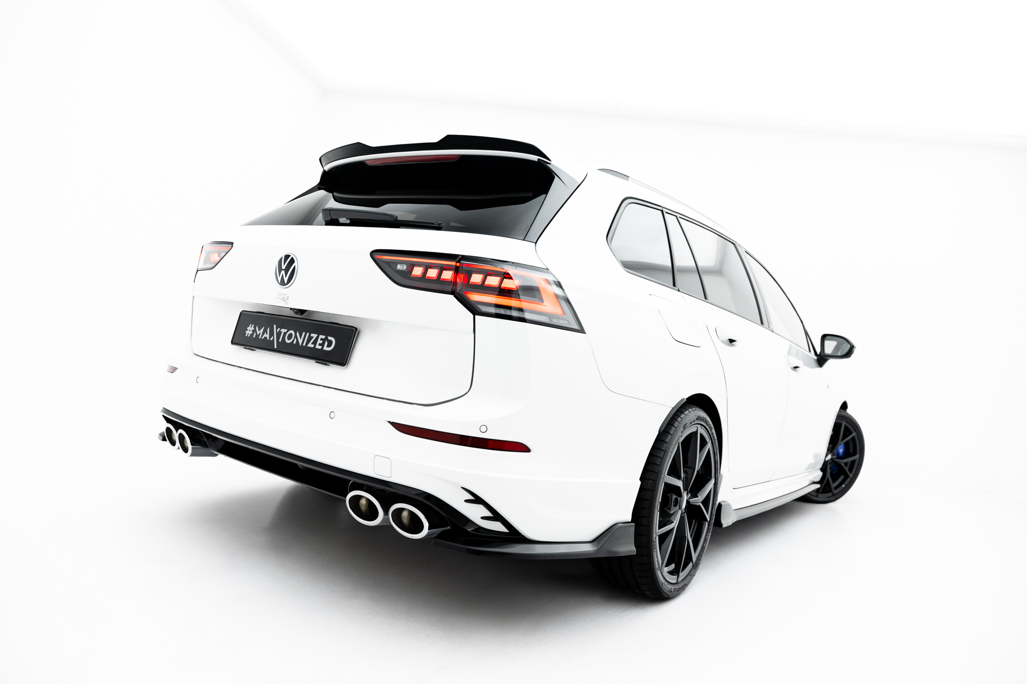 REAR SIDE SPLITTERS V.1 SUITABLE FOR VOLKSWAGEN GOLF R VARIANT MK8 / MK8 FACELIFT – MAXTON DESIGN - 3