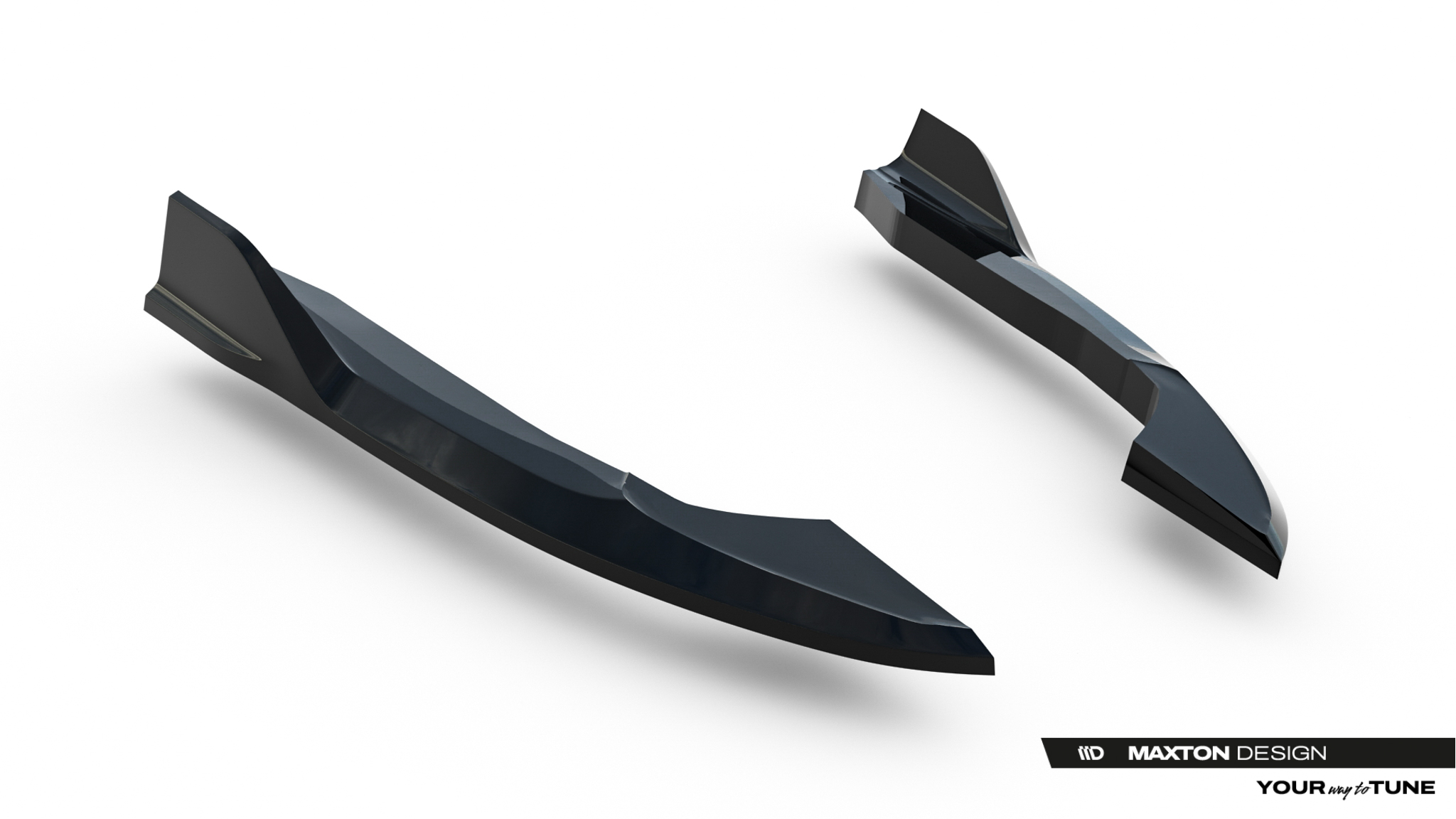 REAR SIDE SPLITTERS V.1 SUITABLE FOR VOLKSWAGEN GOLF R VARIANT MK8 / MK8 FACELIFT – MAXTON DESIGN - 5