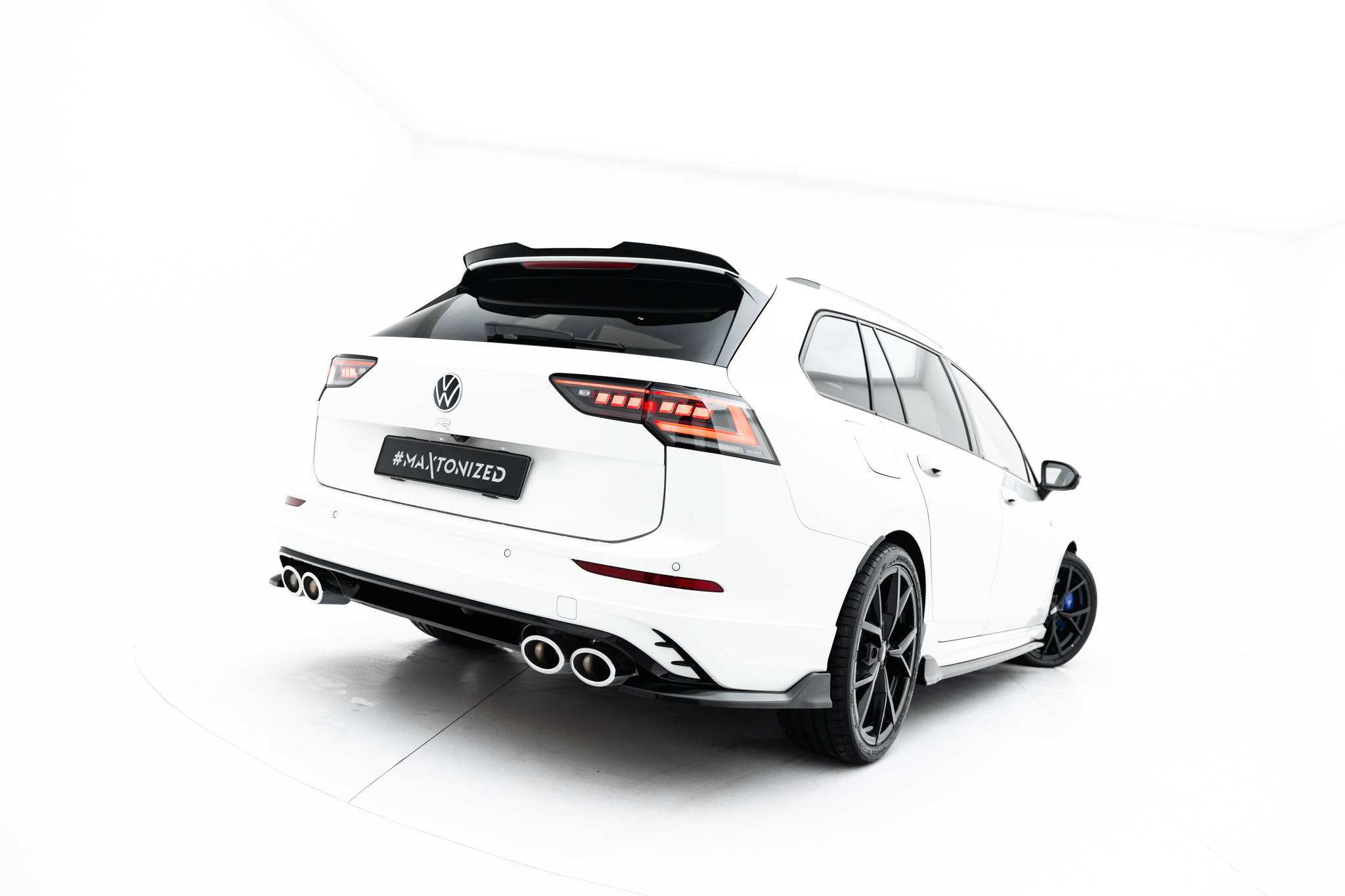 REAR SIDE SPLITTERS V.1 SUITABLE FOR VOLKSWAGEN GOLF R VARIANT MK8 / MK8 FACELIFT – MAXTON DESIGN - 6