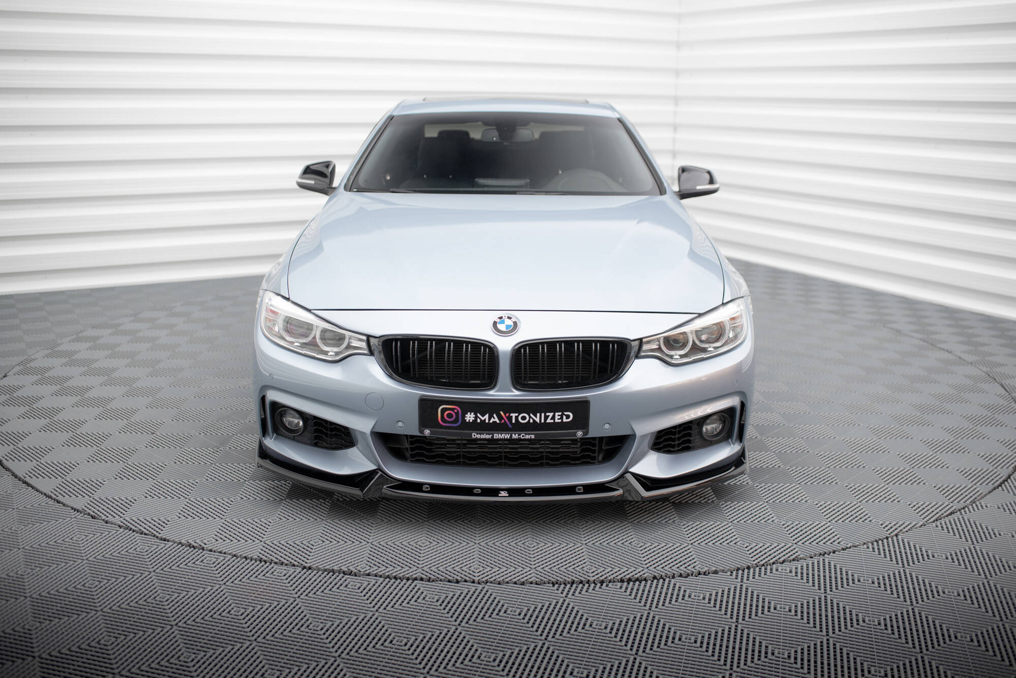 Front Splitter V.4 BMW 4 Coupe / Gran Coupe / Cabrio M-Pack F32 / F36 / F33 - 2