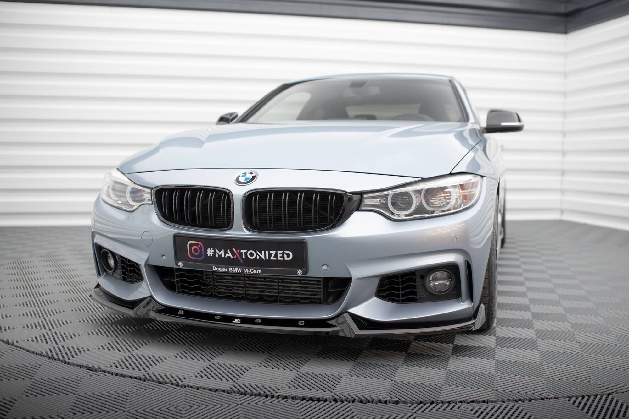 Front Splitter V.4 BMW 4 Coupe / Gran Coupe / Cabrio M-Pack F32 / F36 / F33 - 4