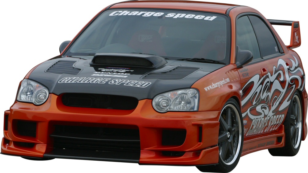 SUBARU IMPREZA GD 00-07 CHARGESPEED SIDESKIRTS TYPE-2