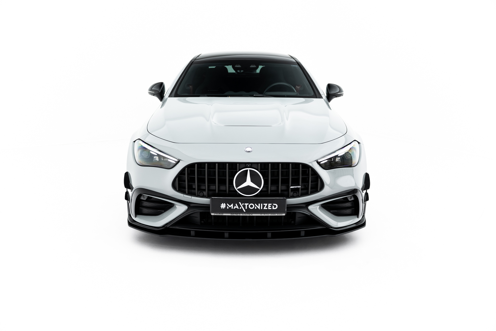 STREET PRO FRONT SPLITTER SUITABLE FOR MERCEDES-AMG CLE 53 AERO C236 – MAXTON DESIGN - 4