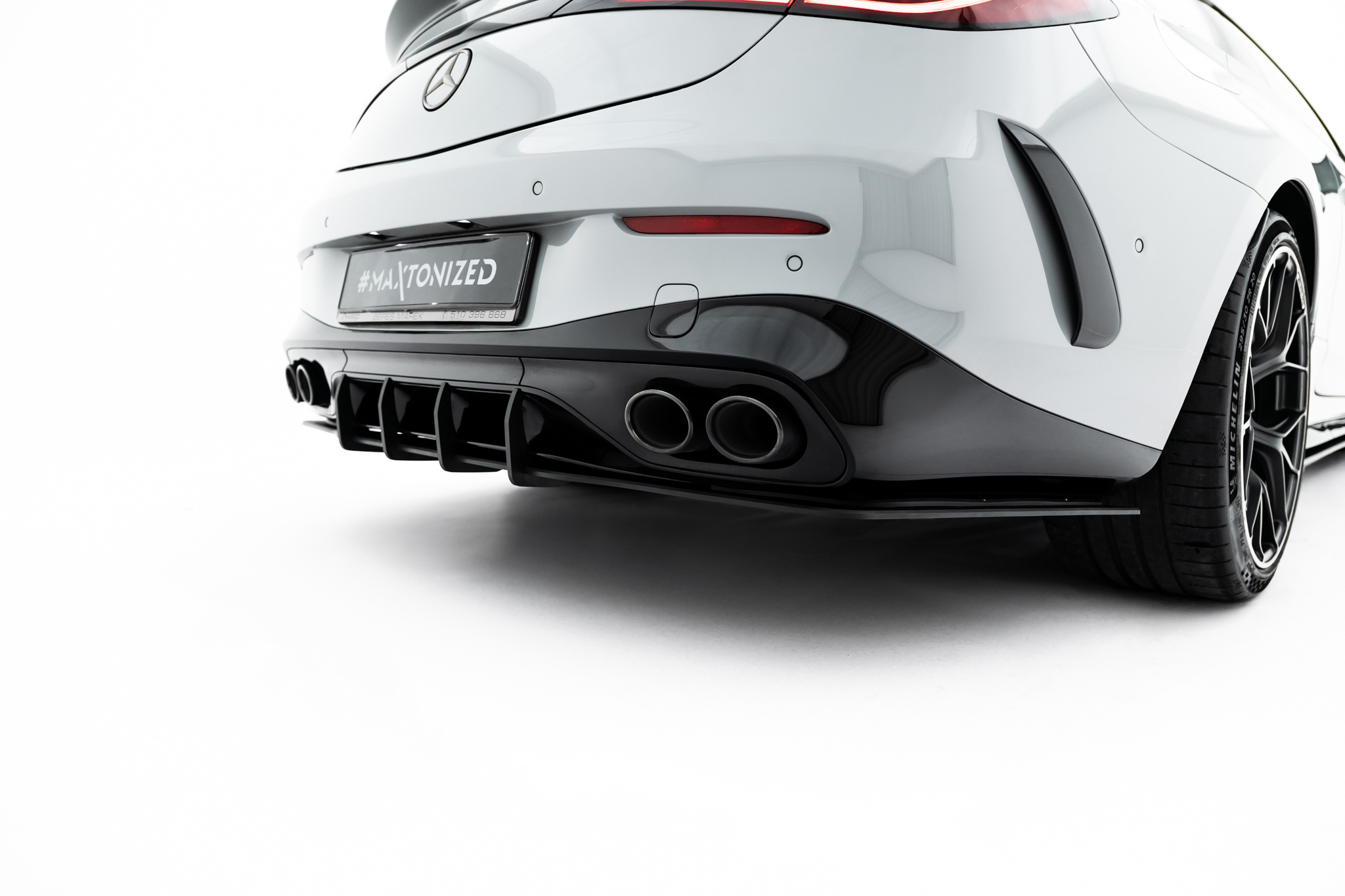STREET PRO REAR DIFFUSER SUITABLE FOR MERCEDES-AMG CLE 53 AERO C236 – MAXTON DESIGN - 4
