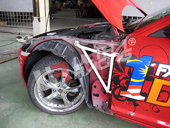 MAZDA RX8 ULTRARACING 3-PUNKTS SKÄRMSTAG