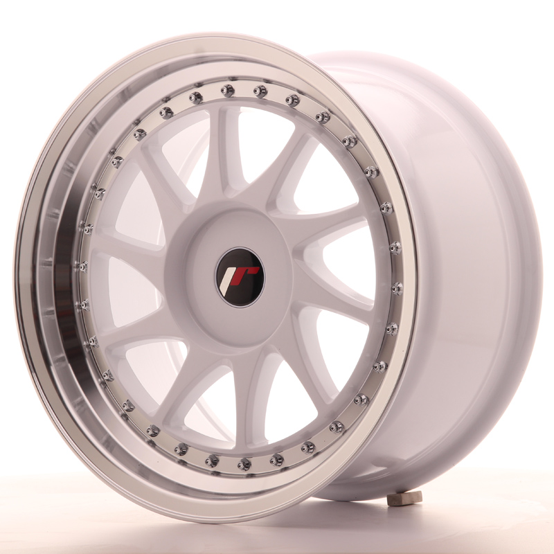 JAPAN RACING JR26 17X9 ET20-35 BLANK WHITE