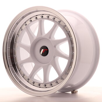 JAPAN RACING JR26 17X9 ET20-35 BLANK WHITE