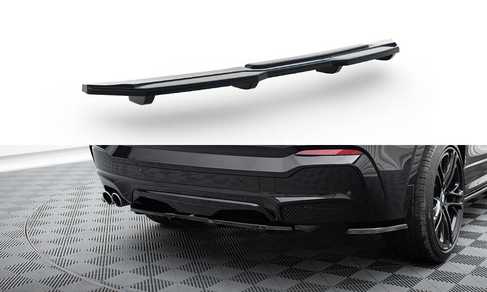 Central Rear Splitter (Vertical Bars) BMW X4 M-Pack