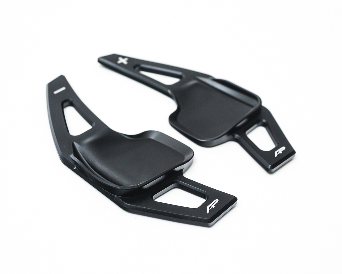 AGENCY POWER PADDLE SHIFTER EXTENSIONS BLACK BMW F SERIES NON M CARS - 3