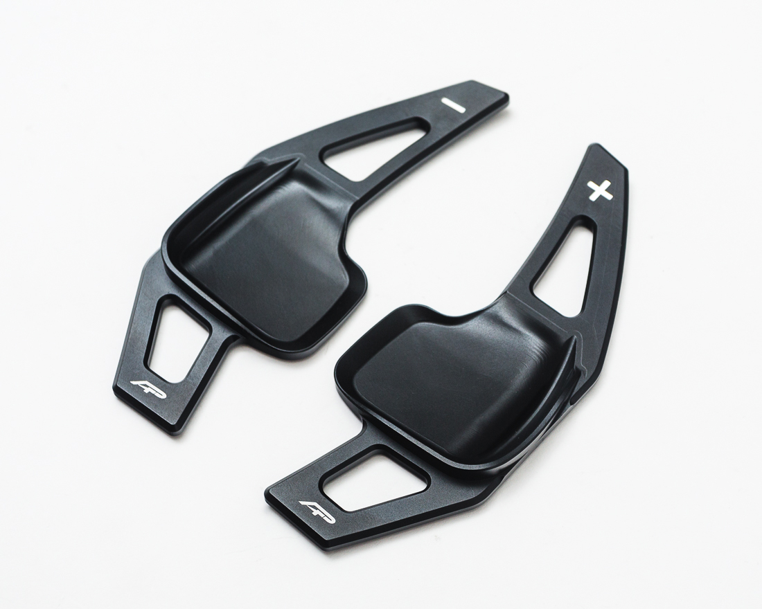 AGENCY POWER PADDLE SHIFTER EXTENSIONS BLACK BMW F SERIES NON M CARS - 4