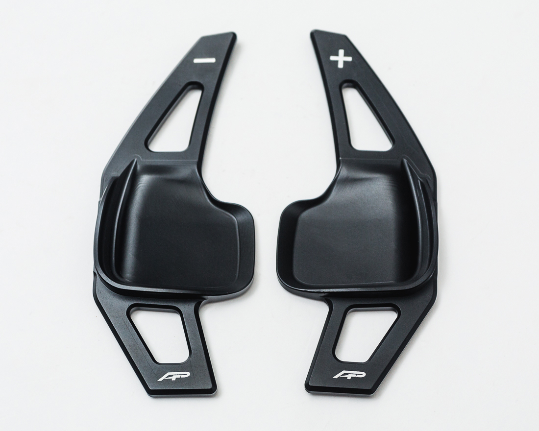 AGENCY POWER PADDLE SHIFTER EXTENSIONS BLACK BMW F SERIES NON M CARS - 5