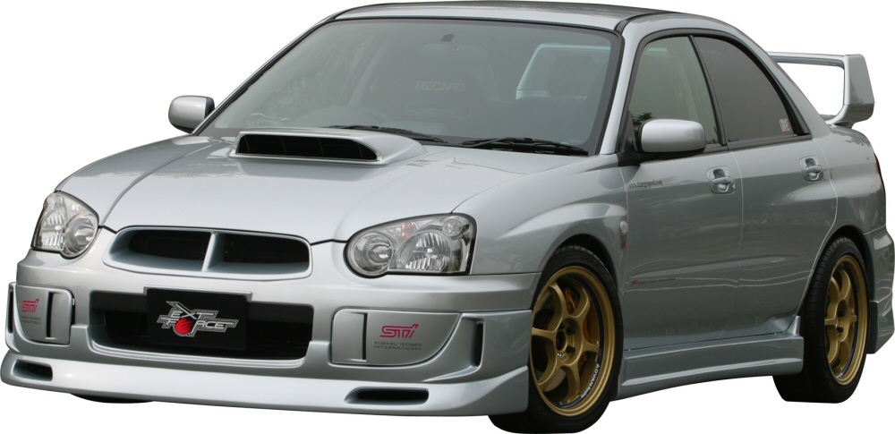 SUBARU IMPREZA GDC/D/E 04-05 CHARGESPEED FRÄMRE STÖTFÅNGARELÄPP