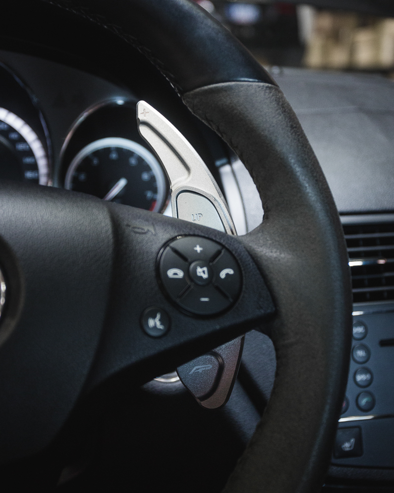 AGENCY POWER PADDLE SHIFTER EXTENSIONS BRIGHT SILVER MERCEDES BENZ AMG - 4