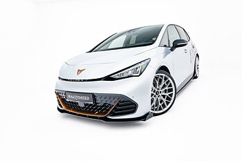 STREET PRO FRONT SPLITTER + FLAPS SUITABLE FOR CUPRA BORN MK1 – MAXTON DESIGN