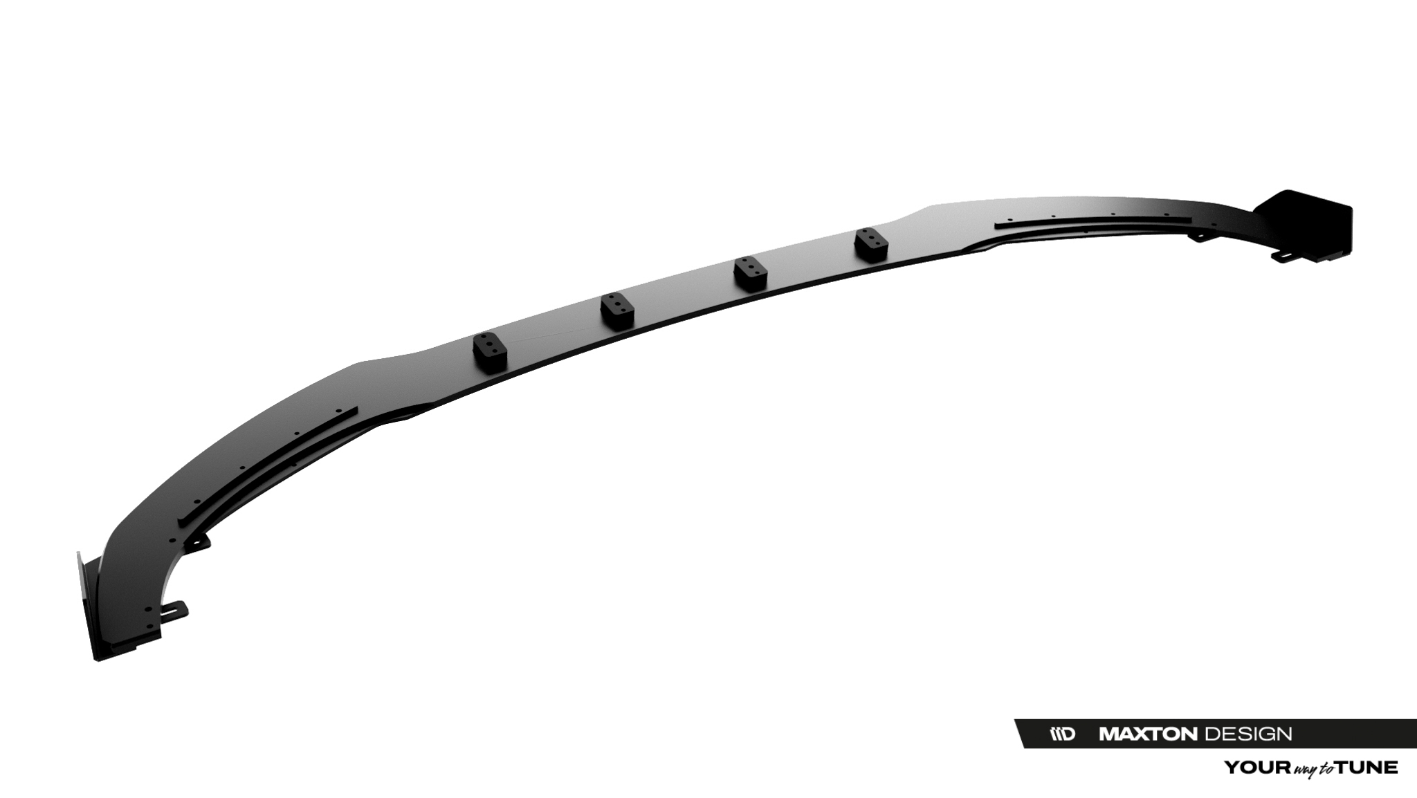STREET PRO FRONT SPLITTER + FLAPS SUITABLE FOR CUPRA BORN MK1 – MAXTON DESIGN - 5