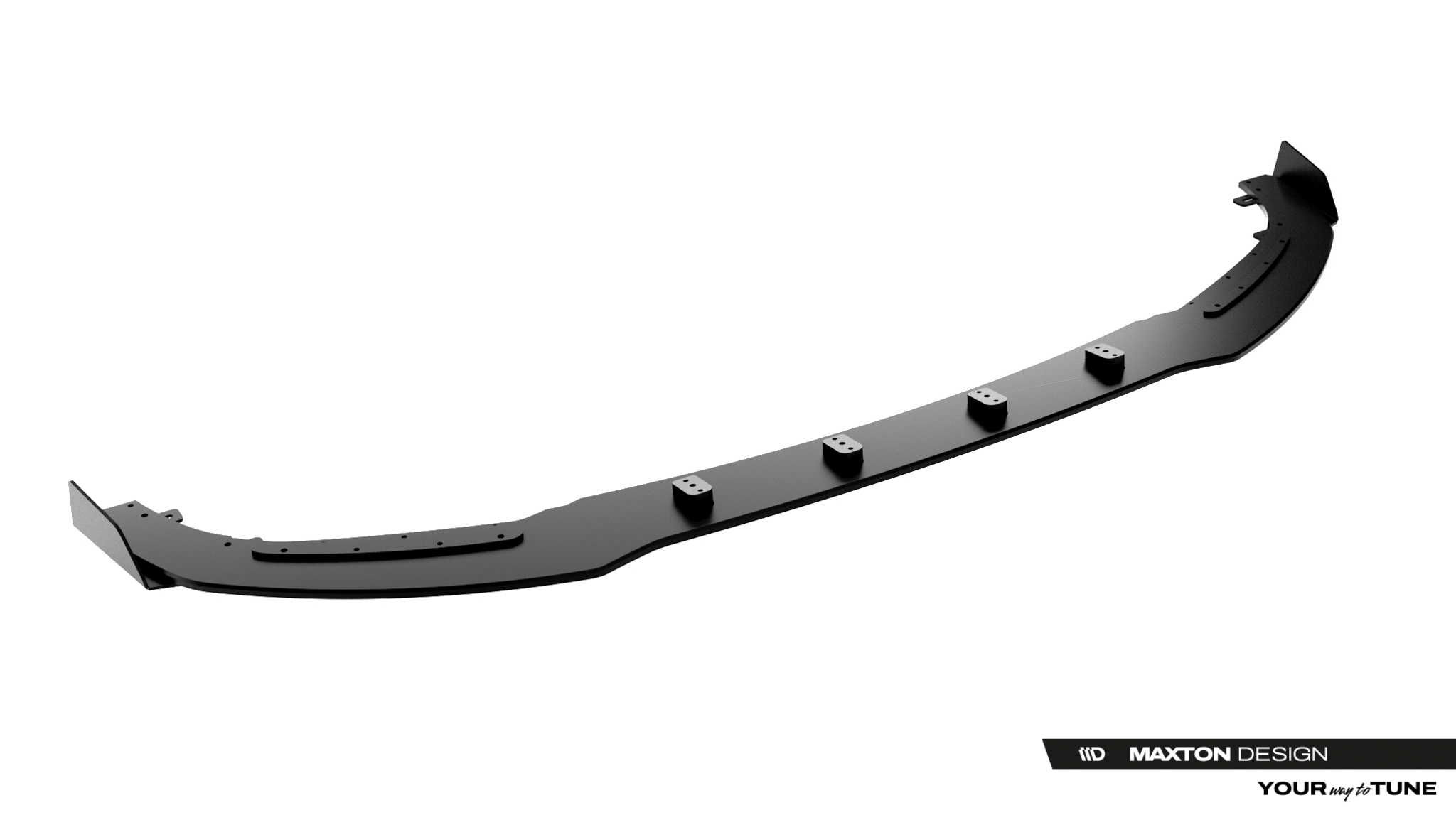 STREET PRO FRONT SPLITTER + FLAPS SUITABLE FOR CUPRA BORN MK1 – MAXTON DESIGN - 6
