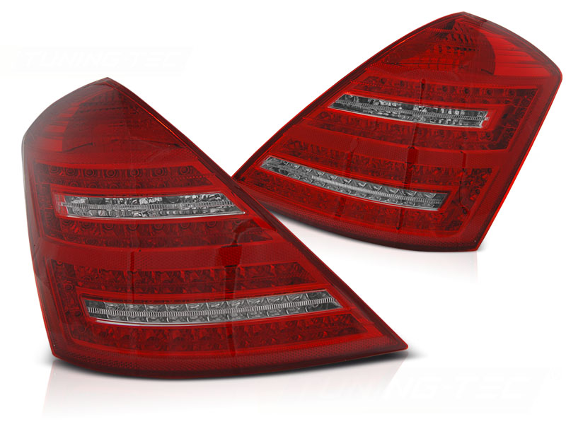 LED-BAKLYKTOR RÖD/VIT SEQ TILL MERCEDES W221 S-KLASS 2005-2009