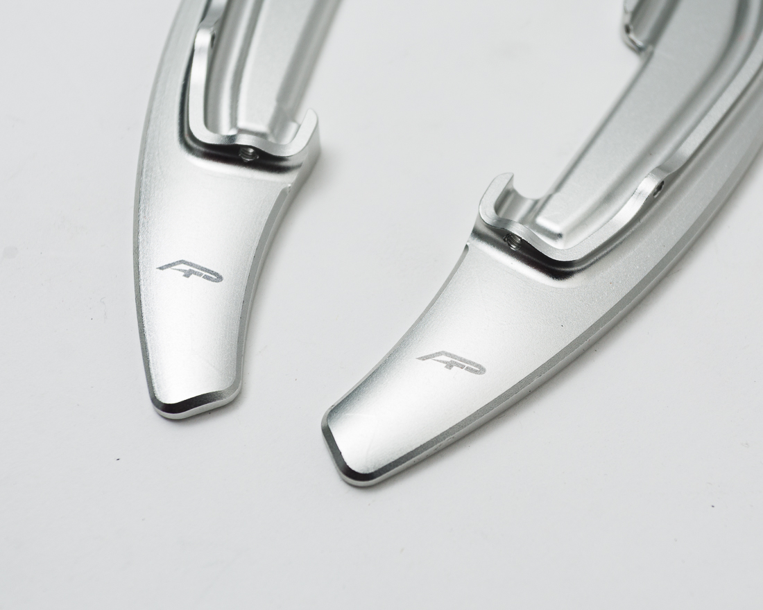 AGENCY POWER PADDLE SHIFTER EXTENSIONS BRIGHT SILVER BMW F SERIES M MODELS - 3