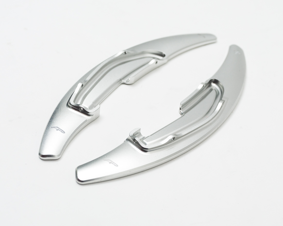 AGENCY POWER PADDLE SHIFTER EXTENSIONS BRIGHT SILVER BMW F SERIES M MODELS