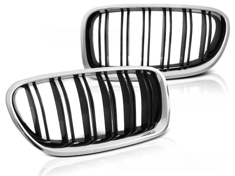 GRILL KROM BLANK SVART SPORTDESIGN TILL BMW F10 / F11 2010-2016