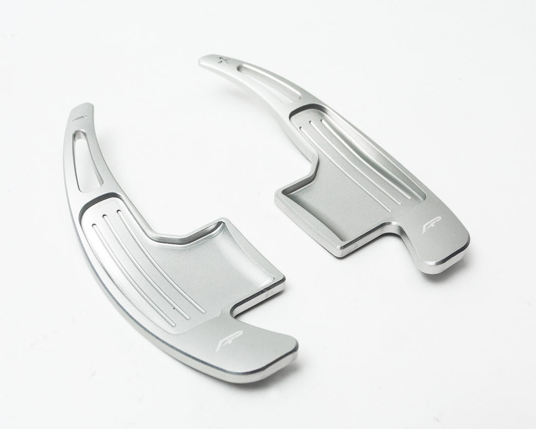AGENCY POWER PADDLE SHIFTER EXTENSIONS BRIGHT SILVER FORD MUSTANG ALL 14-17