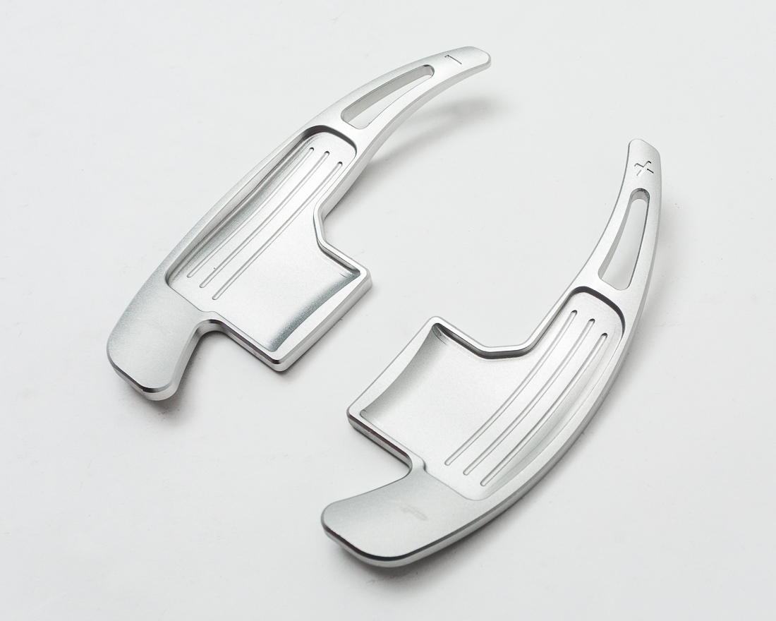 AGENCY POWER PADDLE SHIFTER EXTENSIONS BRIGHT SILVER FORD MUSTANG ALL 14-17 - 3