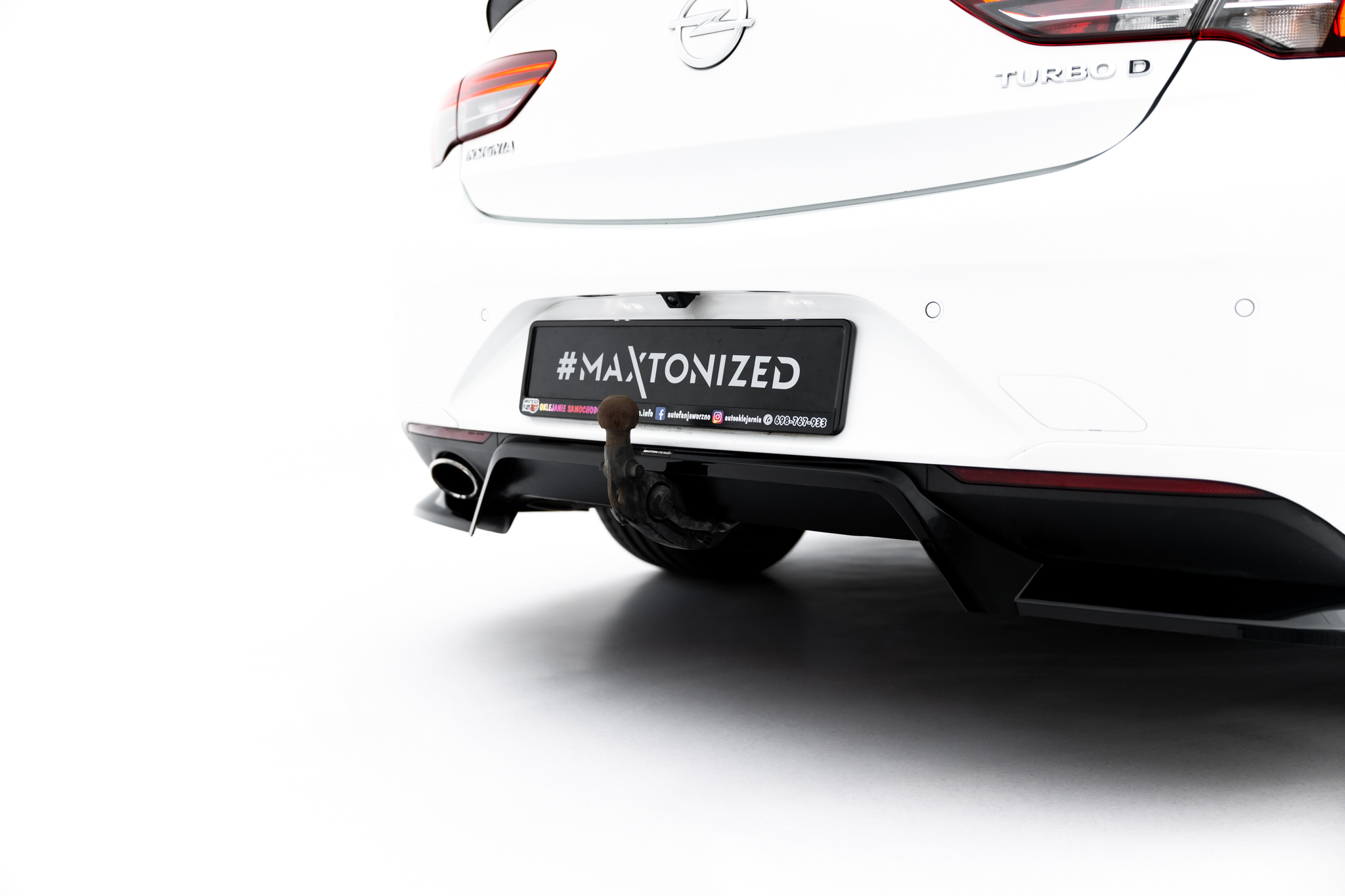 REAR SPLITTER (WITH VERTICAL BARS) SUITABLE FOR OPEL INSIGNIA OPC-LINE MK2 – MAXTON DESIGN - 5
