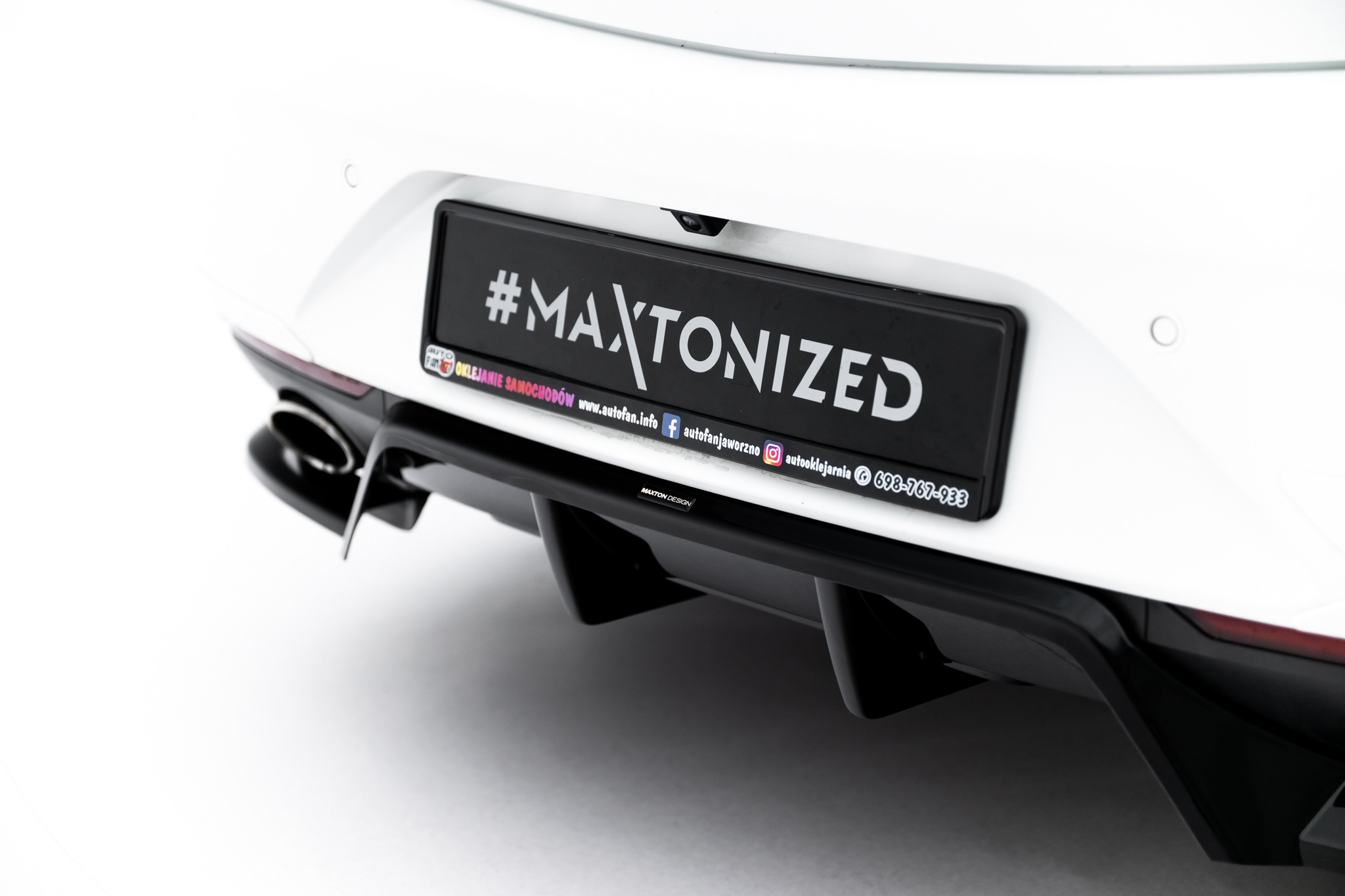REAR SPLITTER (WITH VERTICAL BARS) SUITABLE FOR OPEL INSIGNIA OPC-LINE MK2 – MAXTON DESIGN - 6