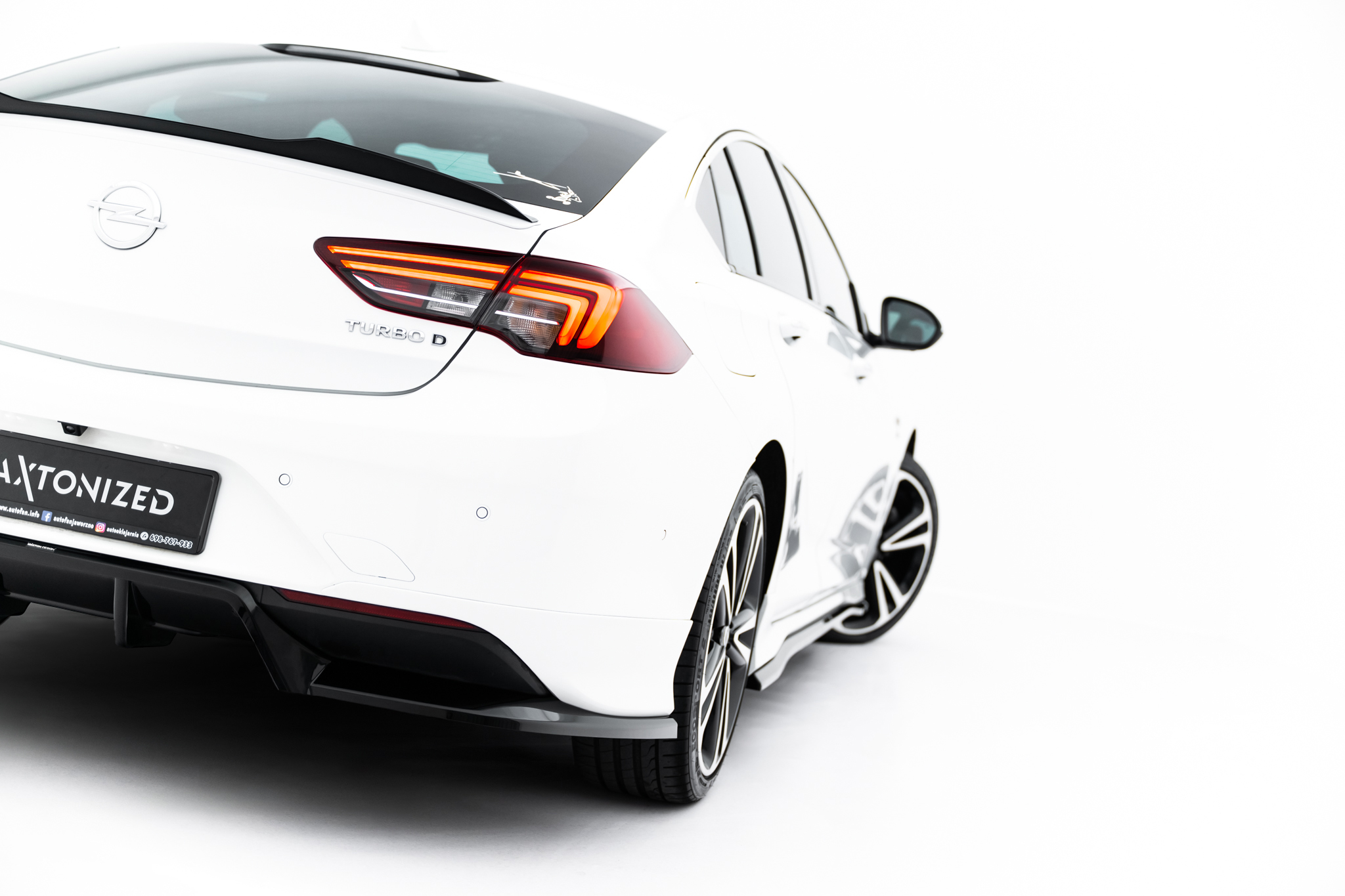 REAR SPLITTER (WITH VERTICAL BARS) SUITABLE FOR OPEL INSIGNIA OPC-LINE MK2 – MAXTON DESIGN - 8