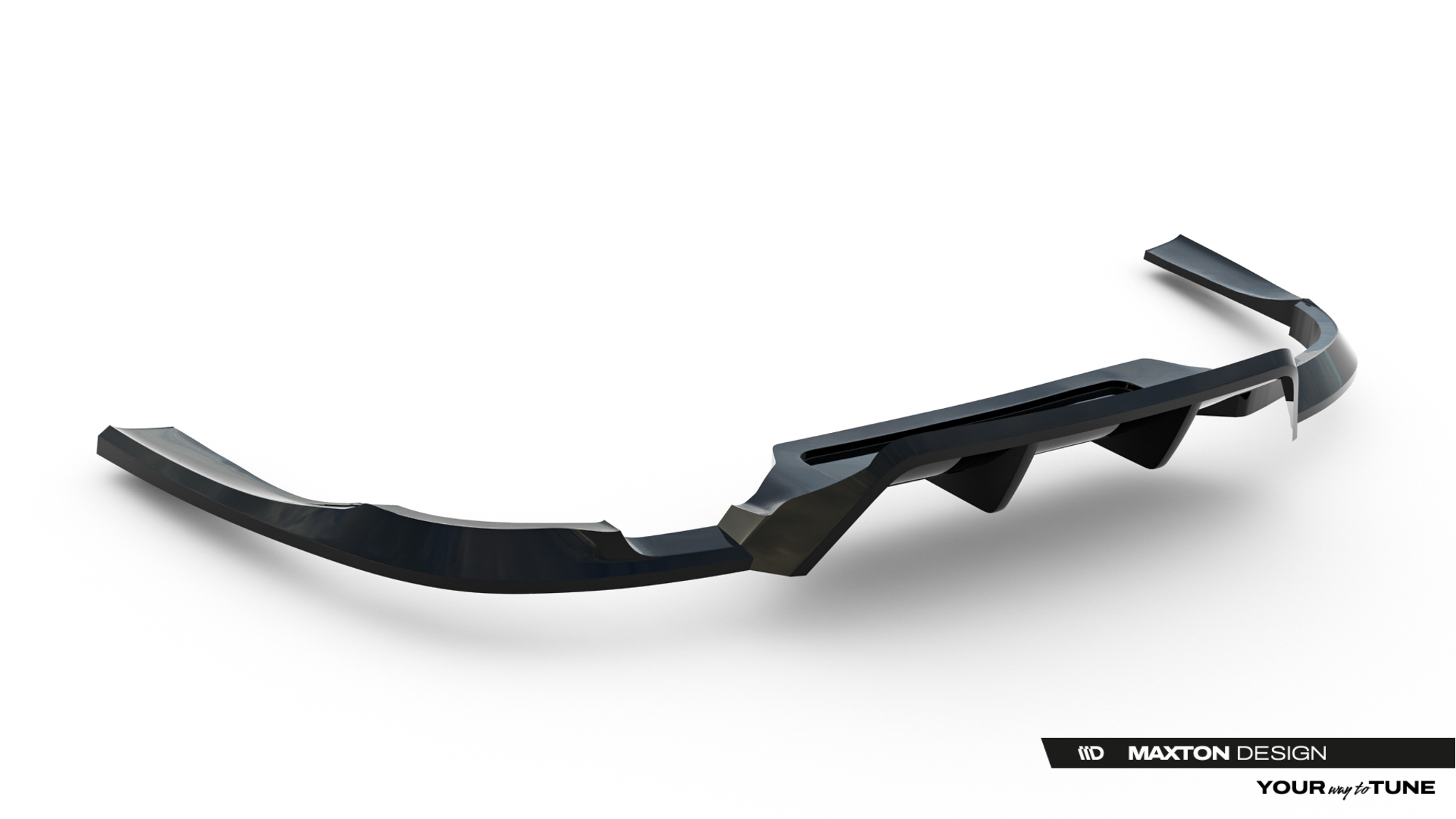 REAR SPLITTER (WITH VERTICAL BARS) SUITABLE FOR OPEL INSIGNIA OPC-LINE MK2 – MAXTON DESIGN - 2