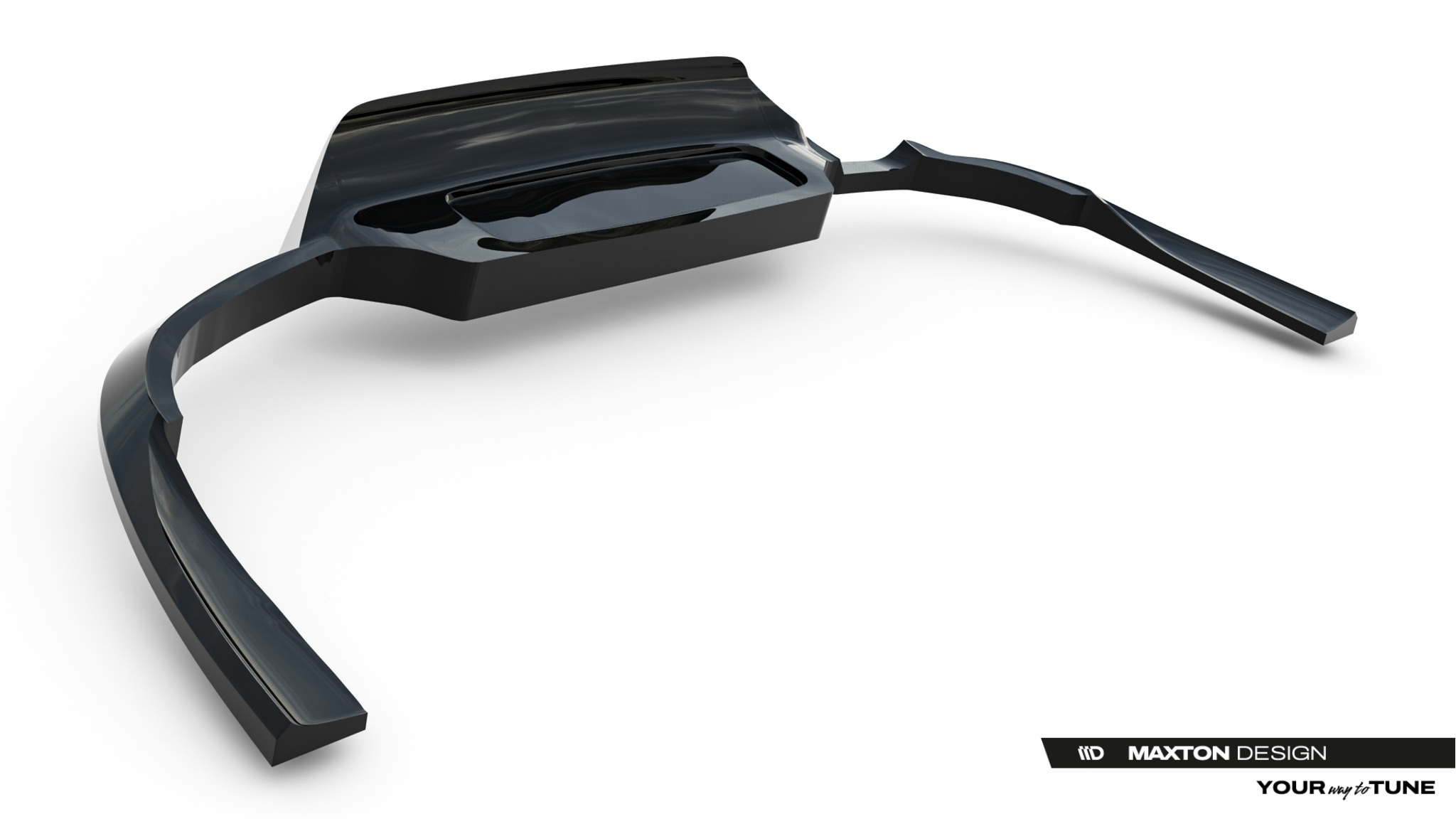 REAR SPLITTER (WITH VERTICAL BARS) SUITABLE FOR OPEL INSIGNIA OPC-LINE MK2 – MAXTON DESIGN - 7