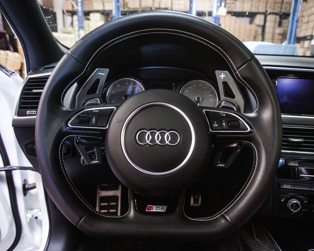AGENCY POWER PADDEL SHIFTER FÖRLÄNGARE GRÅ AUDI S AND RS - 5