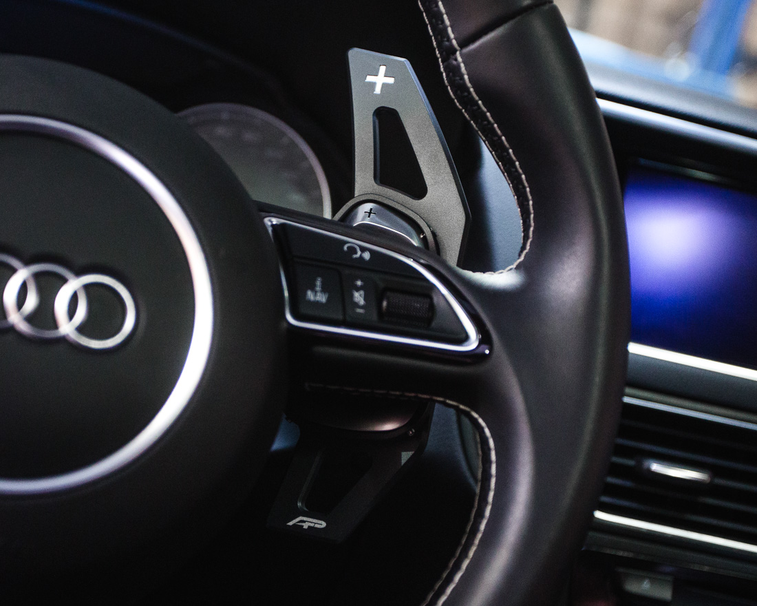 AGENCY POWER PADDEL SHIFTER FÖRLÄNGARE GRÅ AUDI S AND RS - 4