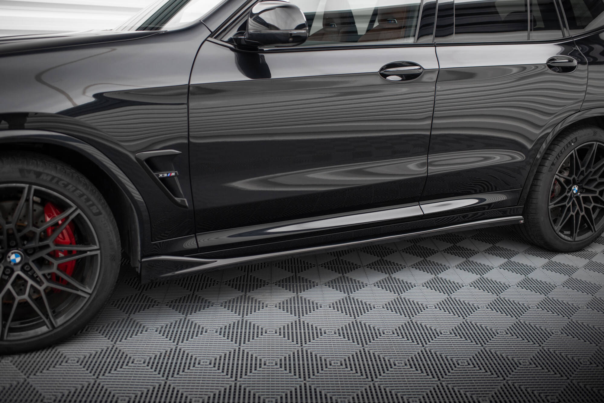 Side Skirts Diffusers BMW X3 M F97 Facelift - 3