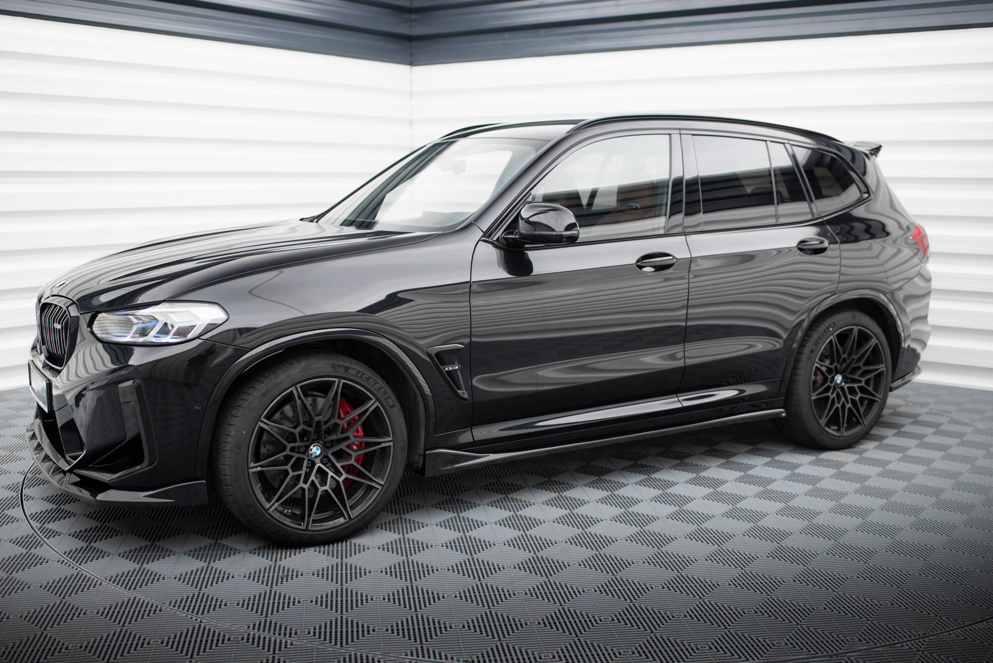 Side Skirts Diffusers BMW X3 M F97 Facelift - 2
