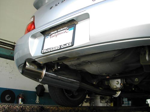 SUBARU IMPREZA WRX 01+ MEGAN RACING TURBO CATBACK - 3