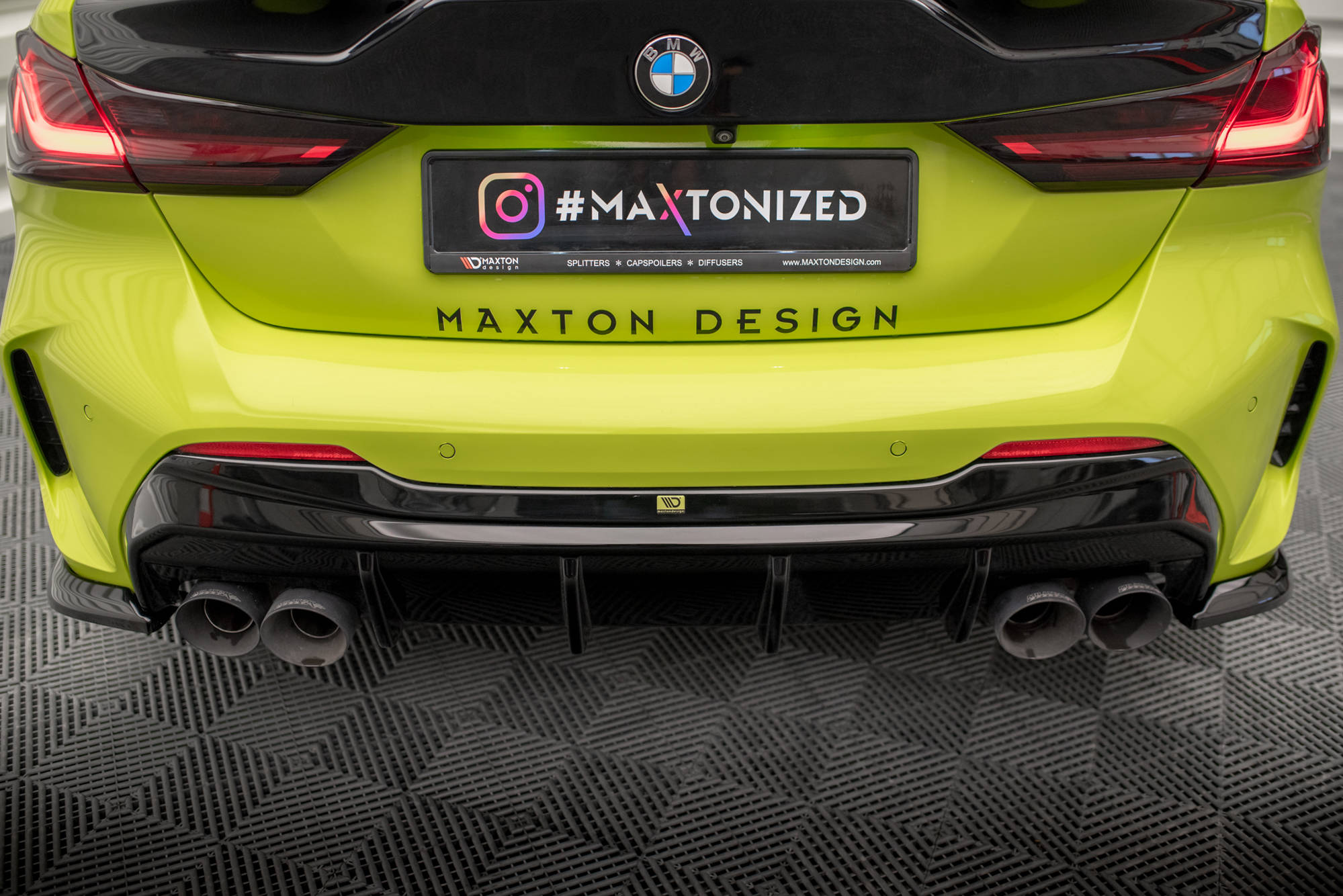 Rear Valance V.3 BMW 1 F40 M-Sport / M135i (Double Exhaust Version) - 2
