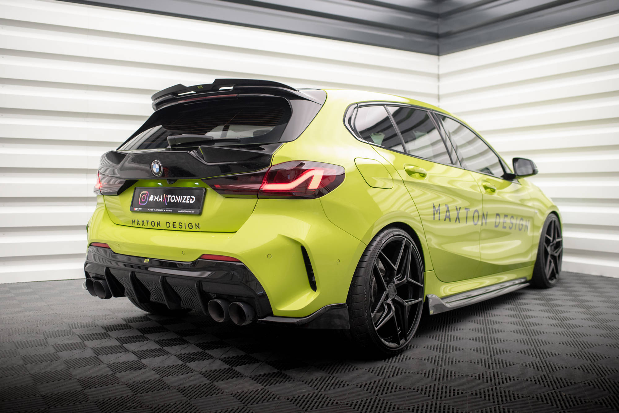 Rear Valance V.3 BMW 1 F40 M-Sport / M135i (Double Exhaust Version) - 5