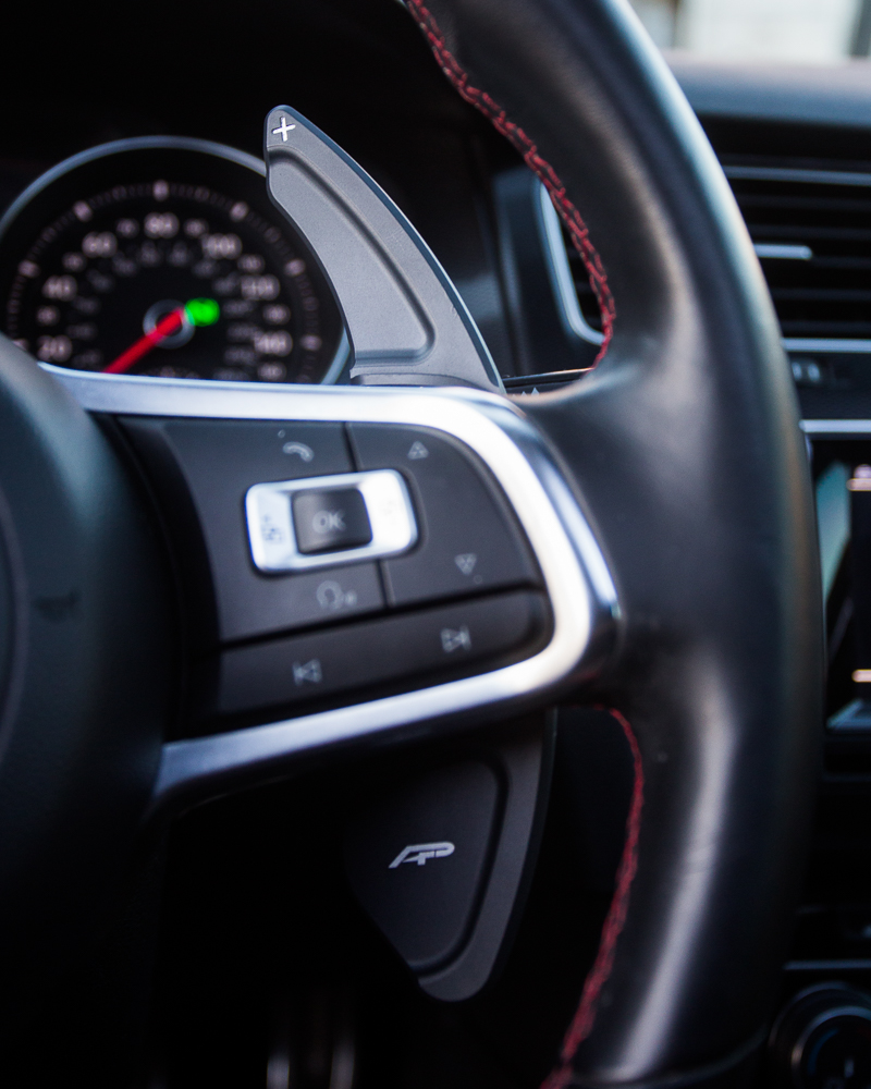 AGENCY POWER PADDEL SHIFTER FÖRLÄNGARE GRÅ VOLKSWAGEN MK7 GOLF GTI - 4