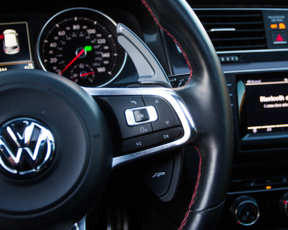 AGENCY POWER PADDEL SHIFTER FÖRLÄNGARE GRÅ VOLKSWAGEN MK7 GOLF GTI - 5