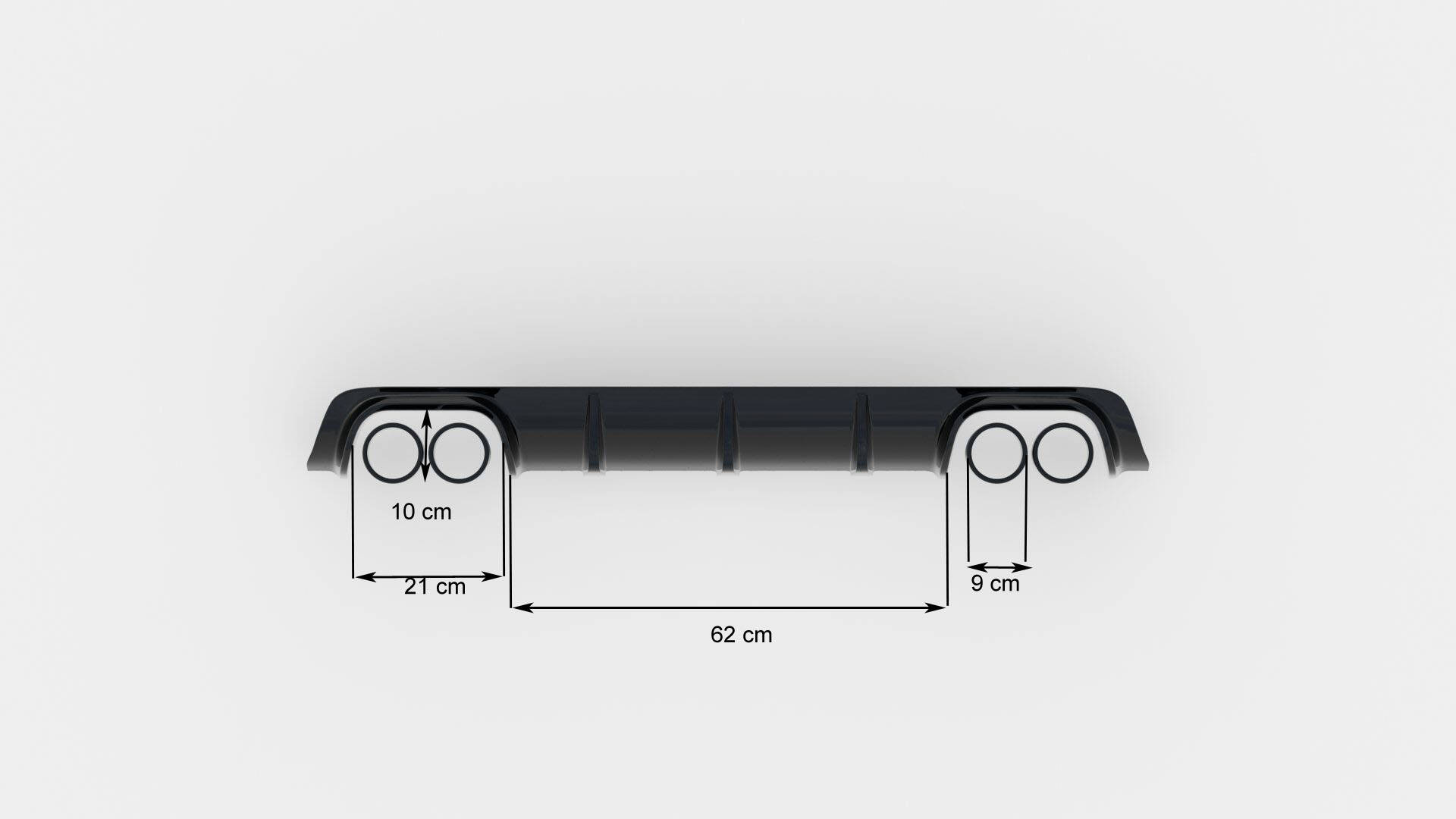 Rear Valance BMW M5 / 5 M-Pack E39 - 8