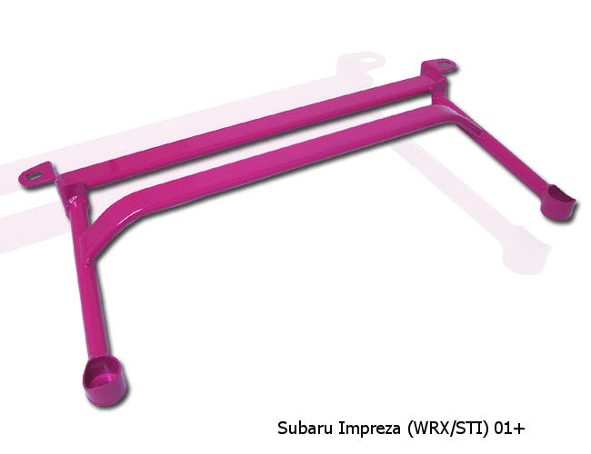 SUBARU IMPREZA WRX 01-06 MEGAN RACING FRONT H-BRACE PINK