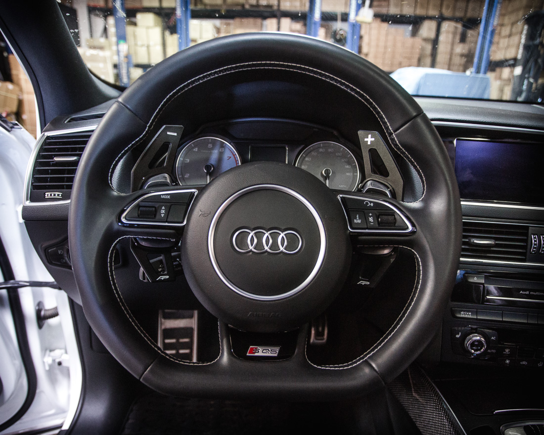 AGENCY POWER PADDEL SHIFTER FÖRLÄNGARE SVART AUDI S AND RS - 2