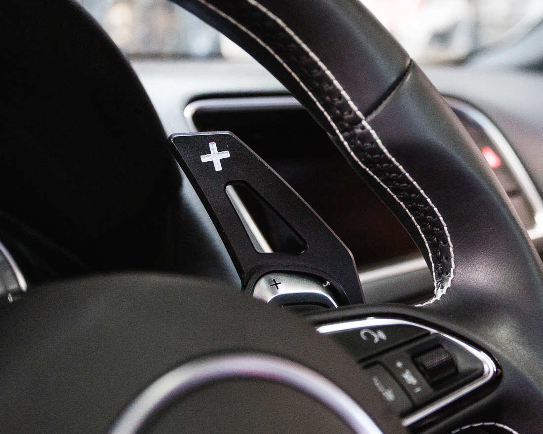 AGENCY POWER PADDEL SHIFTER FÖRLÄNGARE SVART AUDI S AND RS - 5