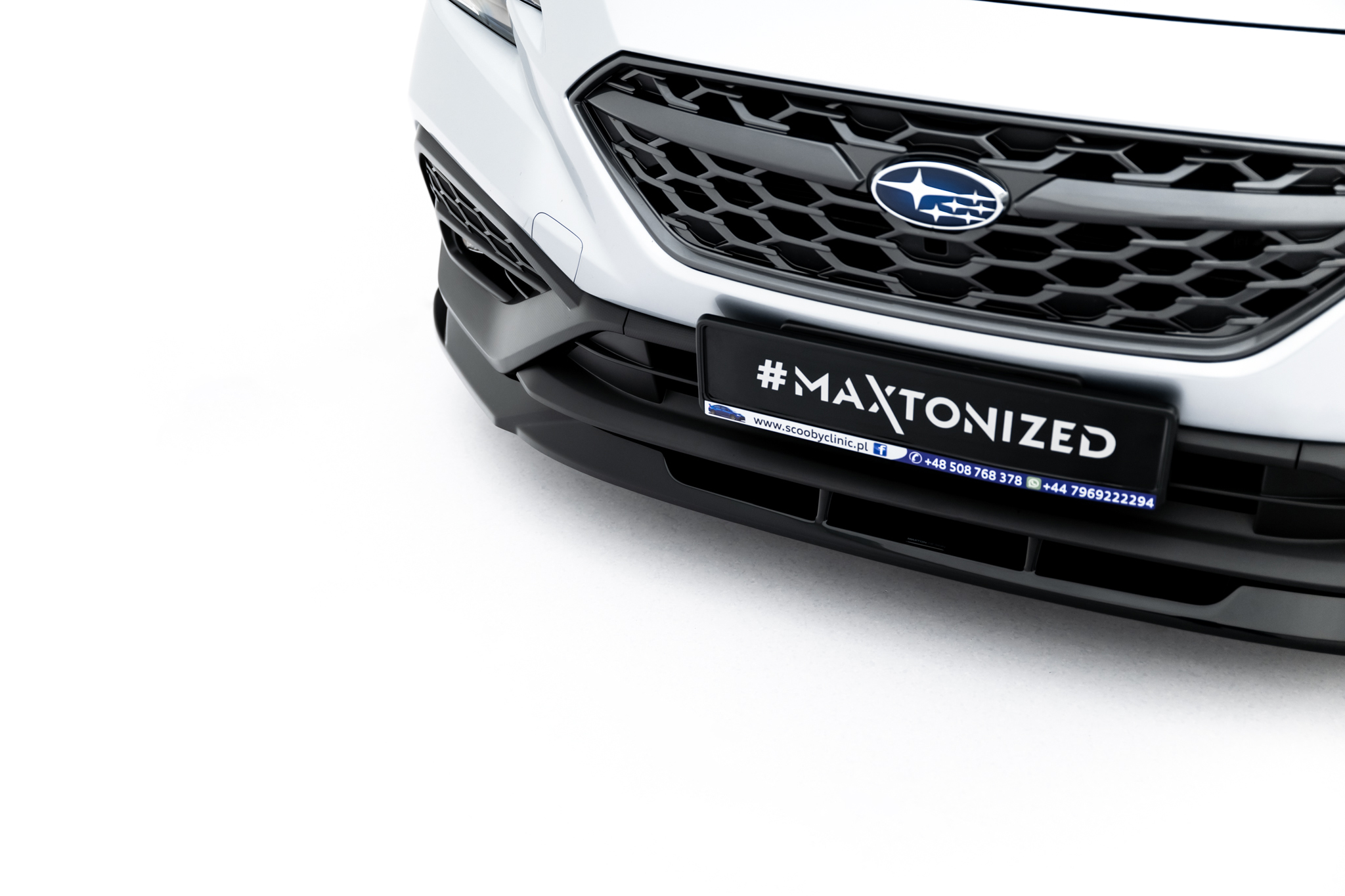 FRONT SPLITTER V.2 SUITABLE FOR SUBARU WRX STI MK2 – MAXTON DESIGN - 4