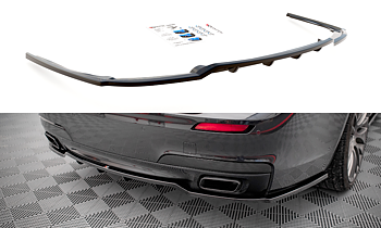 Central Rear Splitter (Vertical Bars) BMW 7 M-Pack F01 (2008-2013)